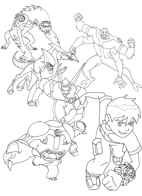 10 Coloring Ben Pages Free Clipart HD Clipart