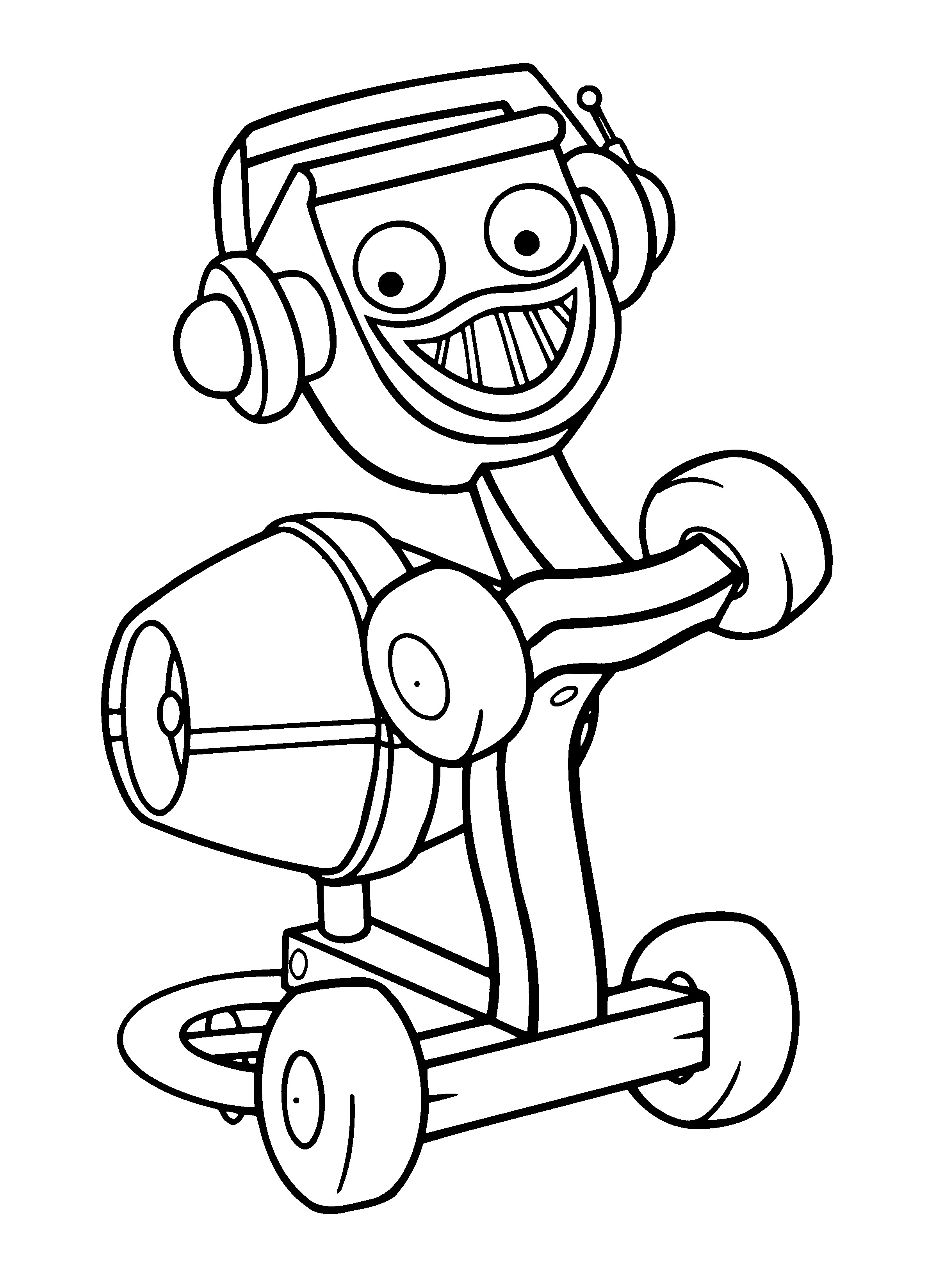 The Bob Coloring Pages Builder Clipart